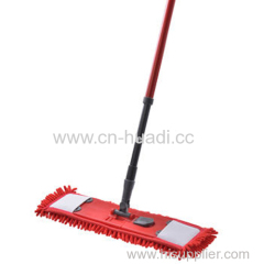 Microfiber chenille flat mop telescopic