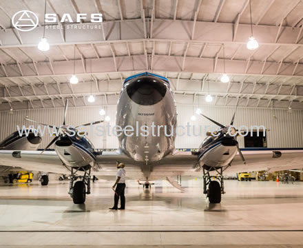 Quality Assurance Prefab Modern Hangar Metalique used Light Steel Construction Aircraft Hangar