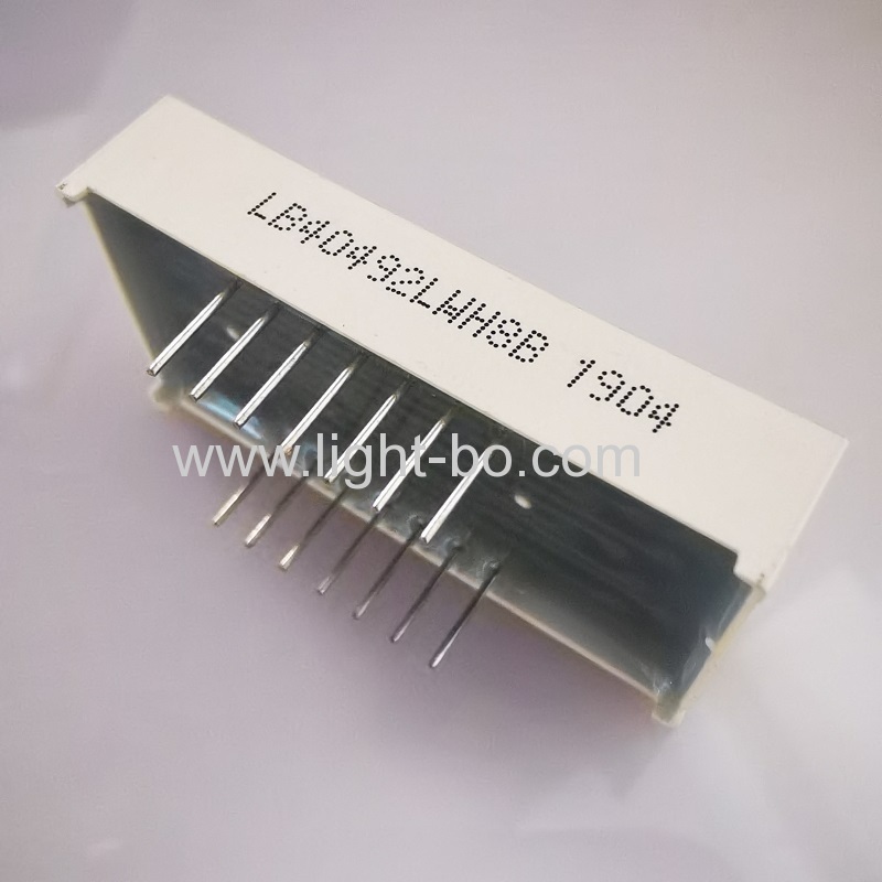 Ultra bright white 4 Digit 12.4mm Common Cathode 7 Segment LED Display for Instrument Panel
