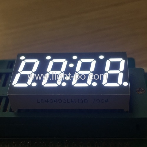 white display; 4 digit display;clock display;4 digit 7 segment;led display;numeric led display