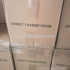 50micX144mmX990M Jumbo Size BOPP Packing Tape White