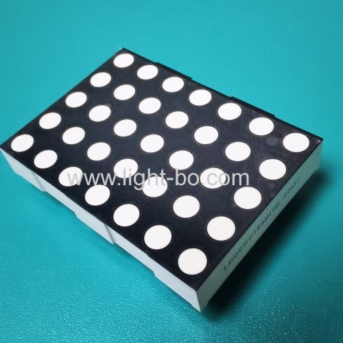 Ultra white 5mm 5*7 Dot Matrix LED Display Row cathode Column anode for Instrument Panel