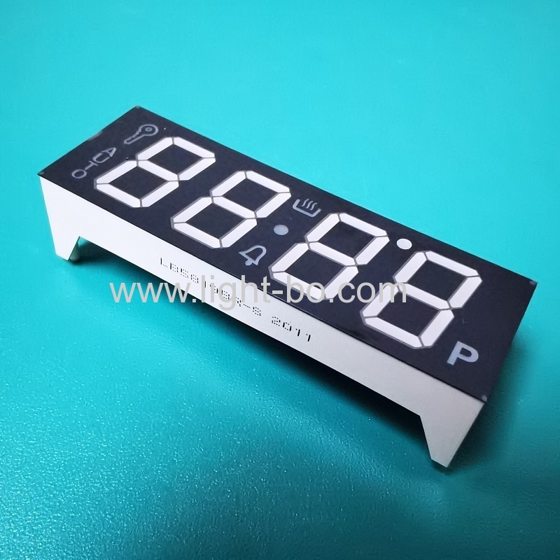 Ultra Red 4 Digit 7 Segment LED Display Common Anode for oven timer controller
