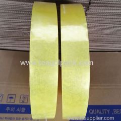 Transparent Yellow 45micX144mmX1035M Jumbo BOPP Packing Tape