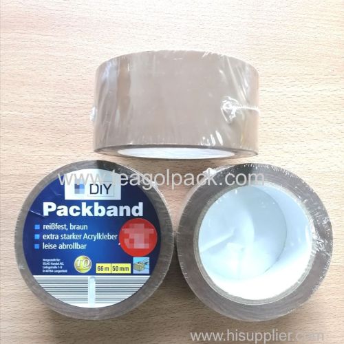 50mmx66M Adhesive Carton Sealing Tape;50mmx66M BOPP Packing Tape Brown