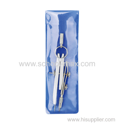 Precision compass with spring-bow head convenient handhold depressions compass set
