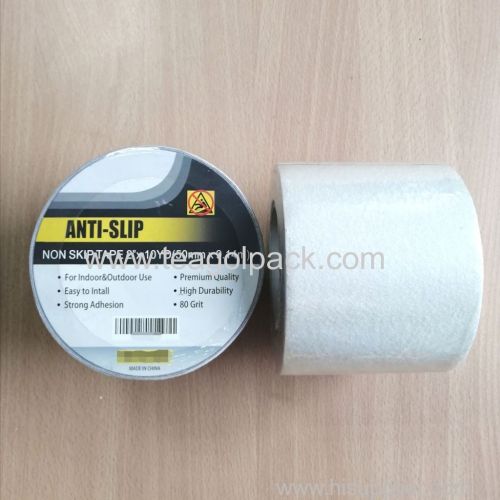 50mmx9.14M White Non Skip Tape / 2"x10YD Black Anti-Slip Tape 80Grip