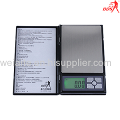 8038 notebook electronic scale jewelry scale