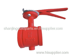 Fire Protection Groove end Concentric Butterfly Valve