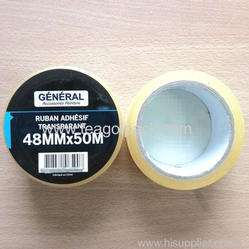 48mmx50M Packing Adhesive Tape Transparent Clear