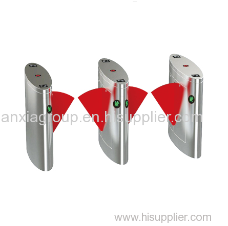 Card or coin operated access control system Flap turnstile gate