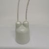 E27 porcelain waterproof lamp holder with wire