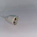 E27 porcelain waterproof lamp holder with wire HY500-2 E27