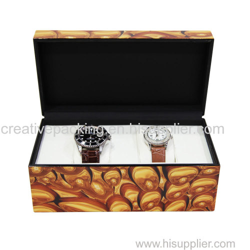 Collection Classical Mix Color Watch Case Storage Display Box watch storage display box