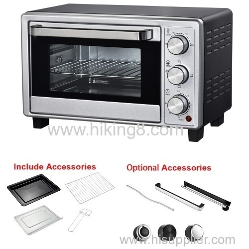 Kitchen appliance portable electric oven with two hot plate for cooking