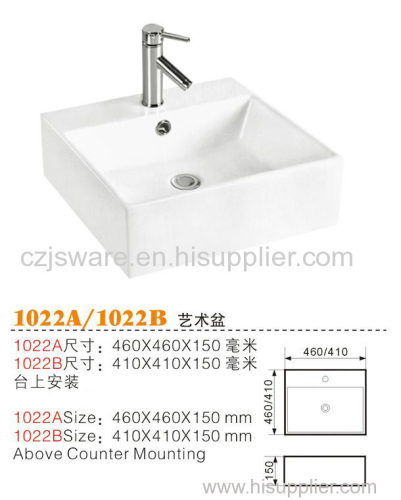 Squarer Ceramic wash basin suppliers.counter top wash basin manufacturers.bathroom wash basin manufacturers in china