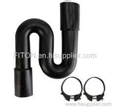 Rubber trap S 40mm Flexible trap black