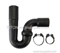 Rubber trap S 40mm Flexible trap black