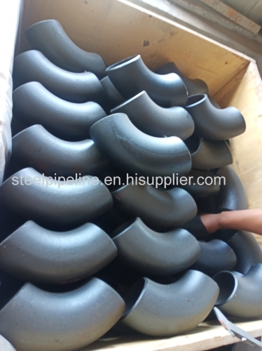Carbon steel fitting 90 degree bend welded butt-welded pipe elbows/A234 WPB 90 degree long radius carbon steel elbow
