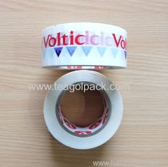 Packing Tape White color with Customized Red Printing