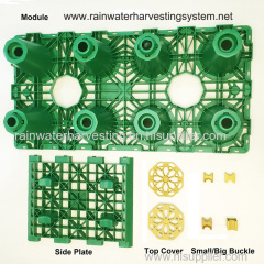 Stormwater Rainwater Retention Crates Module Block Tank System Suppliers