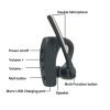 Wireless Bluetooth Headset Earpiece For PTT Radio