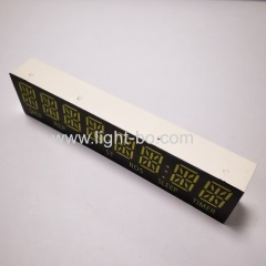 Customized ultra white 8 Digit 14 Segment Alphanumeric LED Display common cathode for speaker/audio