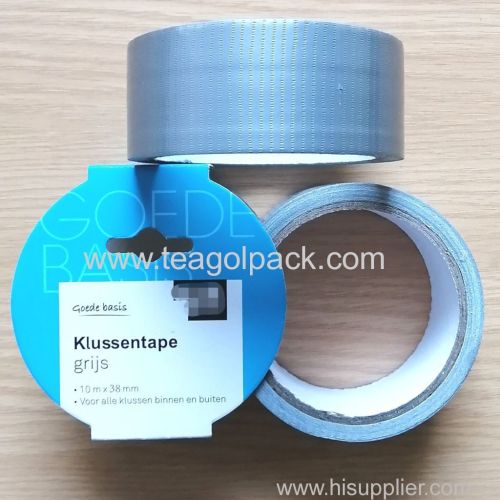 38mmx10M Cloth Duct Tape Silver Color