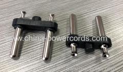 4.0 mm Brazil Plug Insert with hollow pins