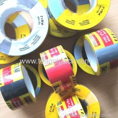48mmx55M Yellow Industrial Grade Duct Tape with Printed film 2