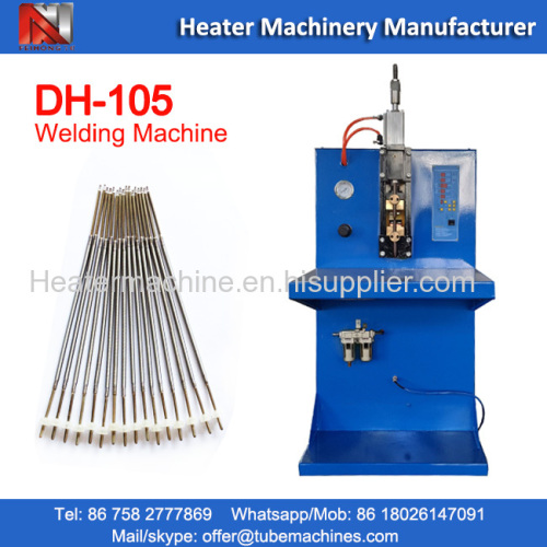 pneumatic spot welder for welding resistance wire and terminal pin