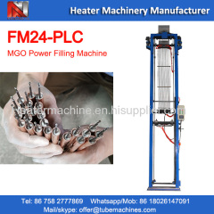 24 station immersion water heaters MGO dry powder filling equipment