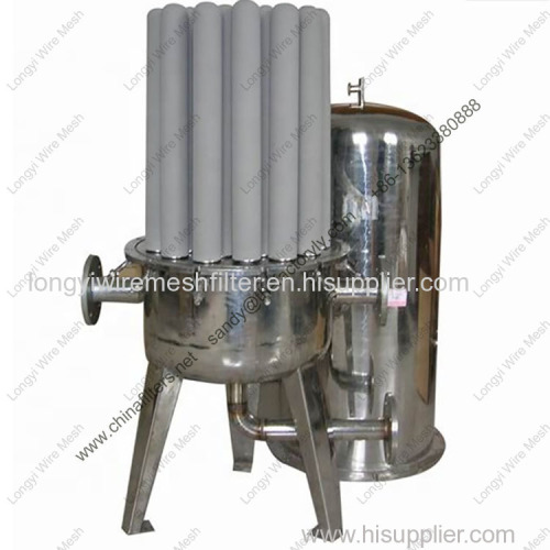 stainless steel sintered metal filter cartridges 