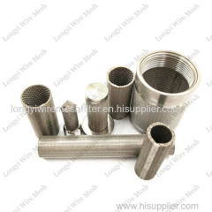 316l stainless steel powder porous metal sintered filter cartridegs