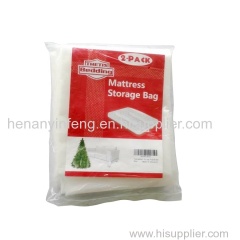 Packing Furniture Moving King Size Plastic Mattress Cover for Mattress Storage