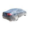 Clear Plastic Car Cover with Elastic Band Disposable