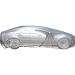 Clear Plastic Car Cover with Elastic Band Disposable