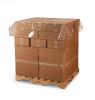 Clear LDPE Plastic Pallet Top Sheeting Covers on Roll Protect contents from water and dust