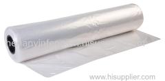 Clear LDPE Plastic Pallet Top Sheeting Covers on Roll Protect contents from water and dust