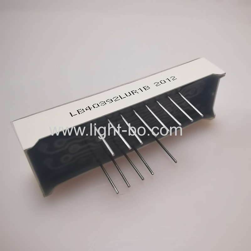 Dijital zamanlayıcı/saat göstergesi için ultra parlak kırmızı 10mm 4 haneli 7 segment led saat göstergesi ortak katot