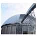 Space Frame Structure Prefab steel structure dome dry coal bunker