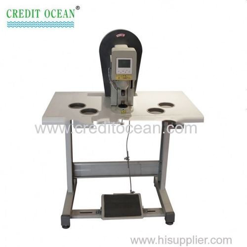 Credit Ocean semi-auto handbag lace or shoelace tipping machine