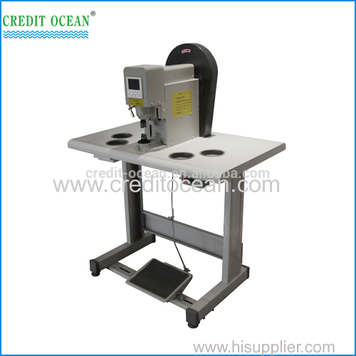 Credit Ocean semi-auto handbag lace or shoelace tipping machine