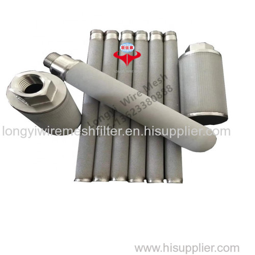 Customized Various sizes of stainless steel porous sintered metal powder filter 