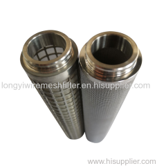 USA gas filter liquild industry 0.5 micron airoutlet sintered metal powder filter cartridges sintered filter tubes