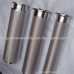 USA gas filter liquild industry 0.5 micron airoutlet sintered metal powder filter cartridges sintered filter tubes