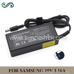 19V 3.16A AC power Adapter AD-6019 For Samsung Laptop Charger ATIV Book NP270E5E NP300E5A NP300E5C NP355V5C NP3445VX NP3