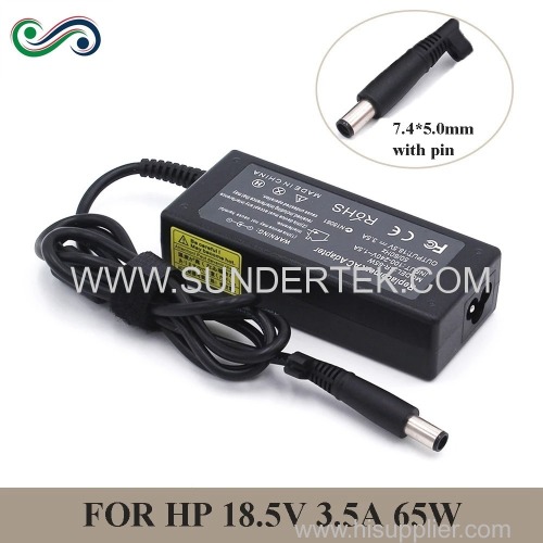 18.5V 3.5A 65W 7.4*5.0mm 8 pin Laptop Power Supply Adapter Charger For HP Compaq 6720s 500 510 dv4 dv5 dv7 G3000 G5000