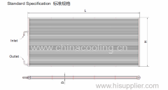 Aluminum Micro Channel Condenser used for water dispenser or air Purifier Solutions or chiller etc