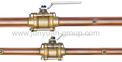 Copper pipe ball valve